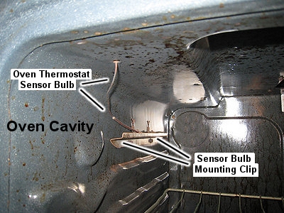 How do you replace an oven thermostat?